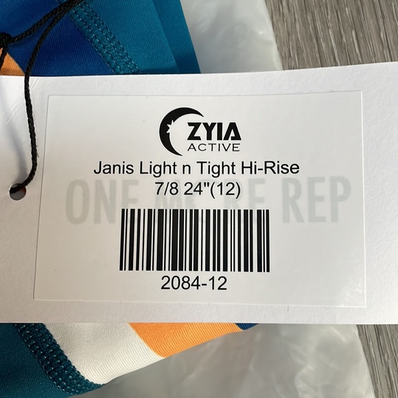 NWT New in bag- Janis Light n Tight Hi-Rise 7/8 24" Size 12 - Picture 5 of 5